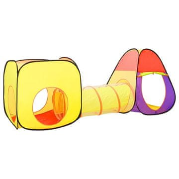 Vidaxl Dječji šator za igru višebojni 255 x 80 x 100 cm