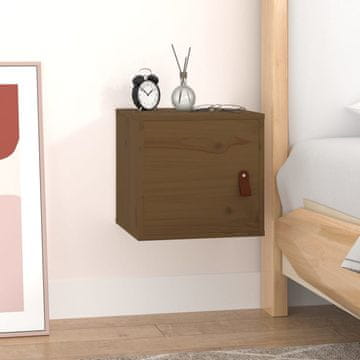 Vidaxl Zidni ormarić medeno smeđe boje 31,5 x 30 x 30 cm masivni bor