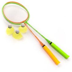 Meteor set za badminton, narančasto-zelena