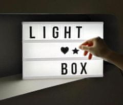 aptel Zidna baterijska LED znak s natpisom bijela 30 cm