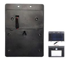 aptel 30 LED SMD solarna zidna svjetiljka s PIR sezonom Pokret dva -dio