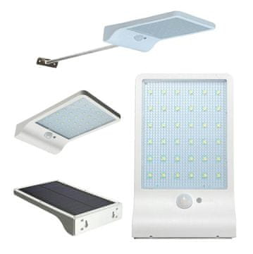 aptel Solarna ulična 36 LED cestovna svjetiljka s PIR senzorom kretanja 6500K bijela