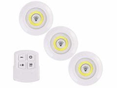 Verk 3x bežična LED COB lampa s daljinskim upravljačem