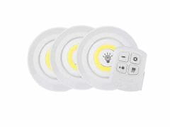 Verk 3x bežična LED COB lampa s daljinskim upravljačem