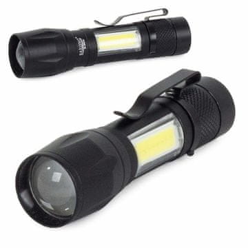 Bailong Alu baterijska LED CREE zoom ručna svjetiljka XP-E COB 300m