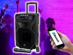 SPK5021 PRO FONOS prijenosni KARAOKE zvučnik, Bluetooth, TWS, crna