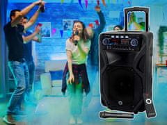 SPK5021 PRO FONOS prijenosni KARAOKE zvučnik, Bluetooth, TWS, crna