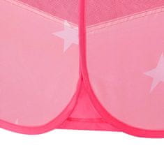 Vidaxl Dječji šator za igru ružičasti 102 x 102 x 82 cm