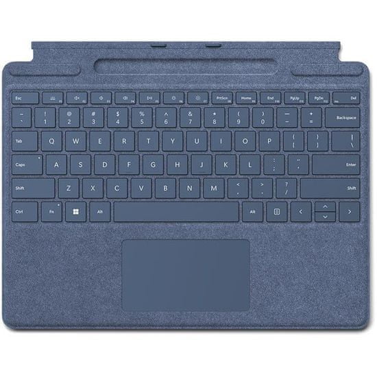 Microsoft Tipkovnica Surface Pro Type Cover, SLO Engraving, plava (8XA-00119)