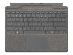 Microsoft Tipkovnica Surface Pro Type Cover, SLO graviranje, platina (8XA-00088)