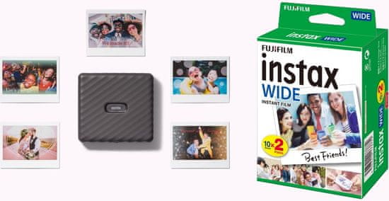 FujiFilm Instax Wide Link Gray + Wide film, 2×10