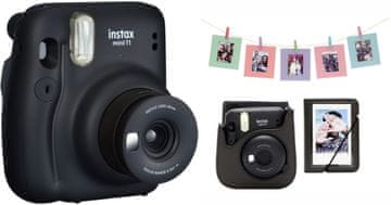 FujiFilm Instax Mini 11 Charcoal Grey + Mini 11 set dodataka