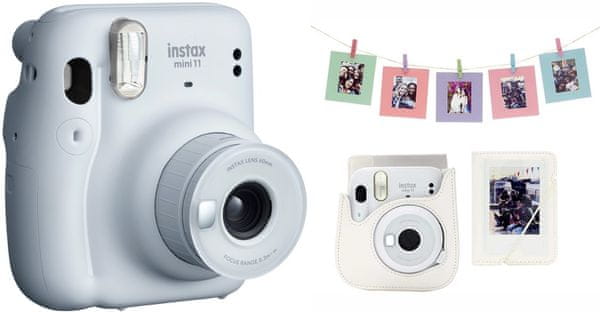 Instax Mini 11 Charcoal Grey + Mini 11 set dodataka