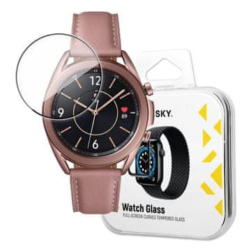 WOZINSKY Hibridno zaštitno staklo za Samsung Galaxy Watch 3 41mm crno