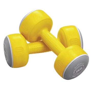 Body Sculpture utezi, 2 x 2 kg, žuta