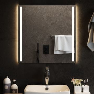 Vidaxl Kupaonsko ogledalo s LED diodom, 60x60 cm