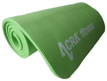 ACRAsport NBR Yoga Mat 1830 x 600 x 12 mm, zelena