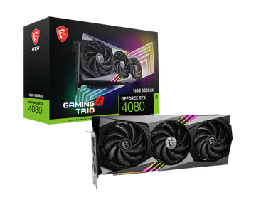 MSI GeForce RTX 4080 16GB GAMING X TRIO grafička kartica, 16 GB GDDR6X