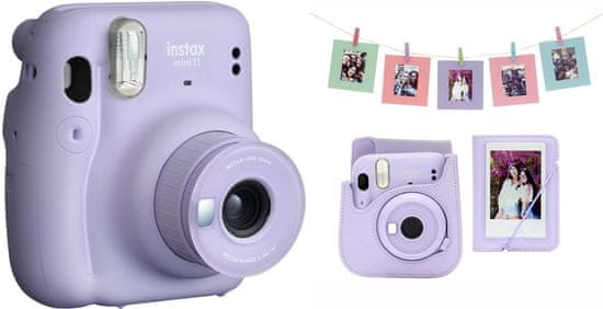 FujiFilm Instax Mini 11 + Mini 11 pribor Lilac Purple