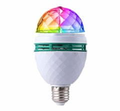 aptel LED RGB disko svjetiljka E27 3W