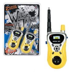 Lean-toys Set od dvije walkie talkie stanice - domet do 100m žuta