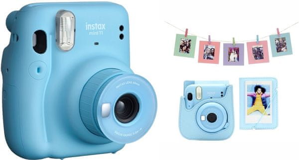 Instax Mini 11 Charcoal Grey + Mini 11 set dodataka