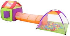 Kruzzel Djeca za djecu 2x House + tunel + 200 kuglica
