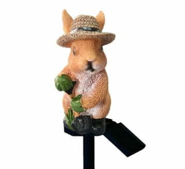 aptel Solarna vrtna lampa zec 43cm 2W 2