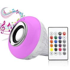aptel RGB LED žarulja 7W i Bluetooth zvučnik + daljinski upravljač