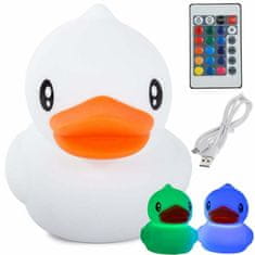 Verkgroup LED RGB baterija Soft Children's Light Touch 1200mAh USB patka + daljinski upravljač