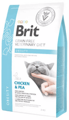 Brit GF Obesity veterinarska dijeta za mačke, 2 kg