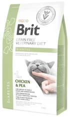 Brit GF Diabetes veterinarska dijeta za mačke s dijabetesom, 2 kg
