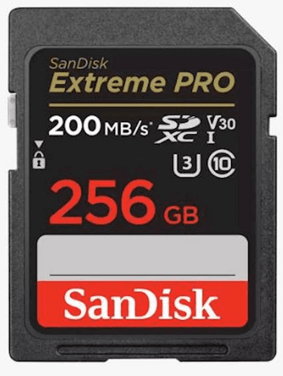 SanDisk Extreme Pro SDXC memorijska kartica, 256 GB, UHS-I, C10, U3, V30