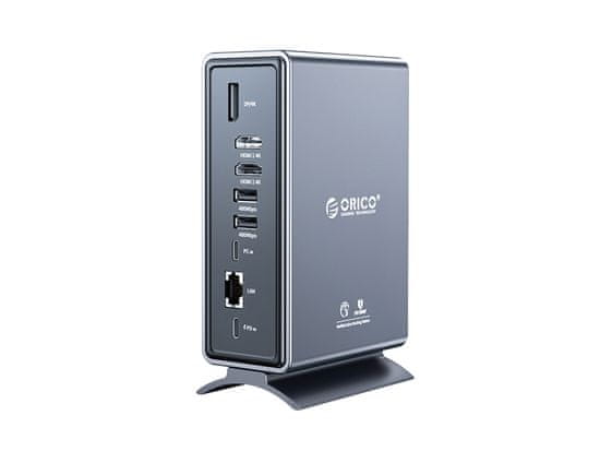 Orico CDH-15P USB-C priključna stanica, 15u1 (CDH-15P-GY-BP)