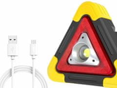 Verkgroup Baterija solarna vođena upozorenje trokut i banka za napajanje USB
