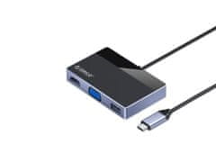 Orico DM-7P priključna stanica USB-C, 7u1 (DM-7P-BK-BP)