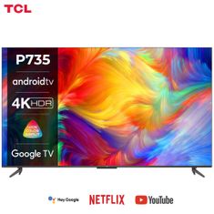 55P735 4K UHD LED televizor, 140 cm (55), Android TV, WiFi, Bluetooth, HDR, Dolby Atmos