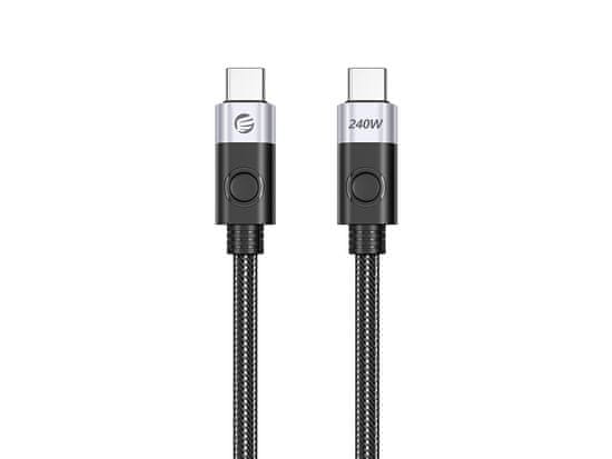 Orico CC240-40 kabel USB-C u USB-C, USB4, 40 Gbps, PD, 1,5 m (CC240-40-15-BK-BP)