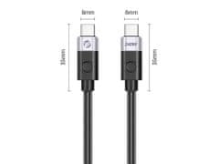 Orico CC240-40 kabel USB-C u USB-C, USB4, 40 Gbps, PD, 1 m (CC240-40-10-BK-BP)