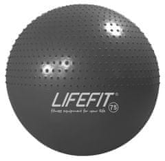 LIFEFIT Massage Ball gimnastička lopta za masažu, 75 cm, tamno siva
