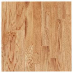 Vidaxl Četvrtasta stolna ploča svjetlosmeđa 50x50x1,5 cm od hrastovine