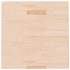 Vidaxl Četvrtasta stolna ploča 60x60x1,5 cm netretirana hrastovina
