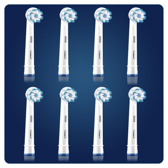 Oral-B Glave električne četkice za zube Sensitive Clean, 8 kom