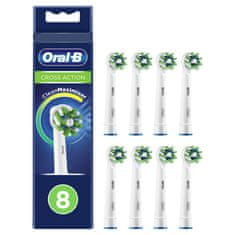 Oral-B Cross Action glave električne četkice za zube, 8 kom