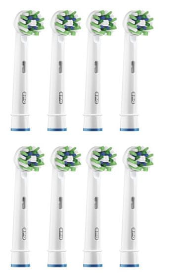 Oral-B Cross Action glave električne četkice za zube, 8 kom