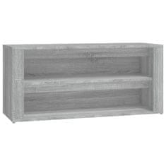 Vidaxl Stalak za cipele boja hrasta 100 x 35 x 45 cm konstruirano drvo