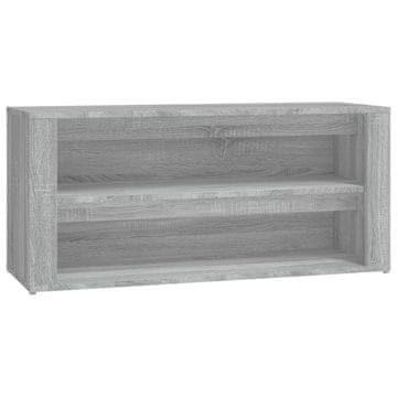 Vidaxl Stalak za cipele boja hrasta 100 x 35 x 45 cm konstruirano drvo