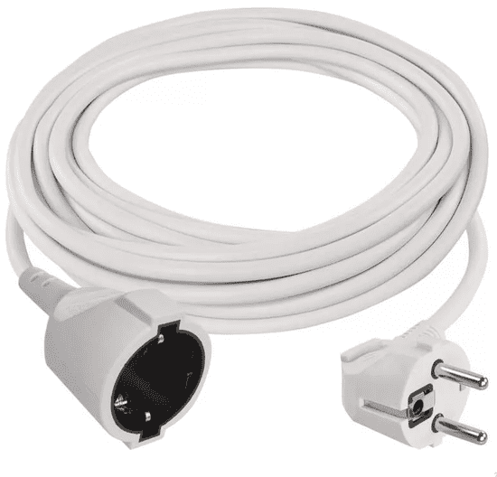 EMOS produžni kabel 7 m, 1 utičnica, bijela (P0127R)