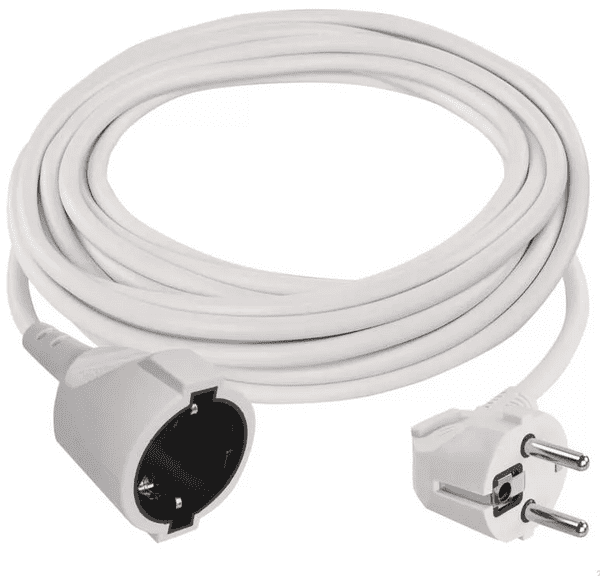 Produžni kabel 7 m, 1 utičnica, bijela (P0127R)