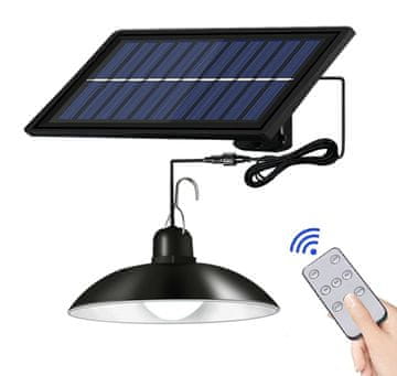 aptel Solarna viseća LED lampa vodootporna hladno bijela 2200mAh IP65